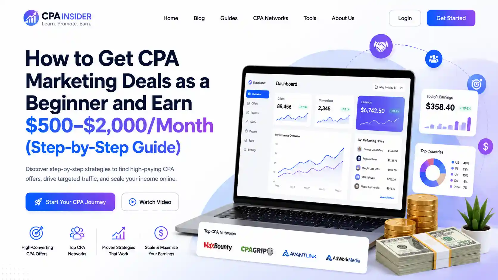 Get CPA Marketing Deals as a Beginner
