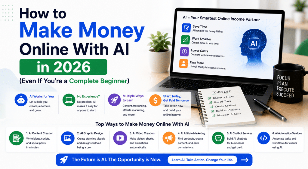 How to make money online with AI