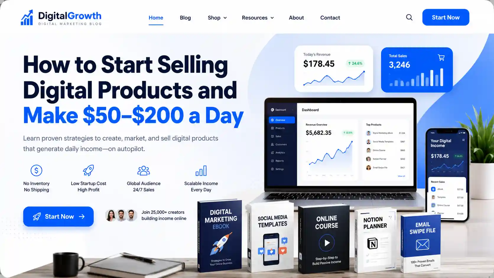 Start Selling Digital Products