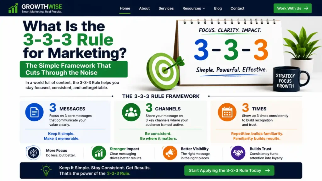 What Is the 3-3-3 Rule for Marketing