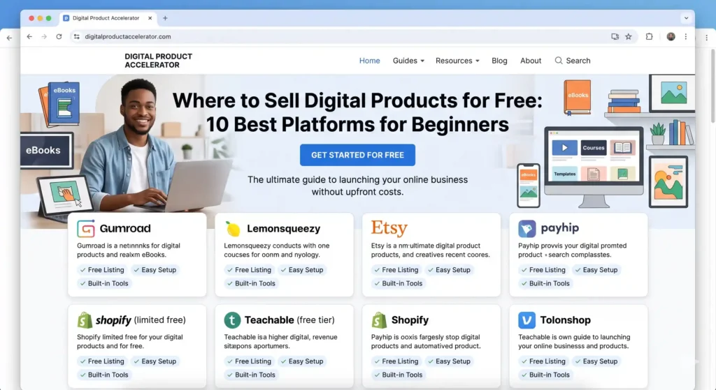 Where to Sell Digital Products for Free