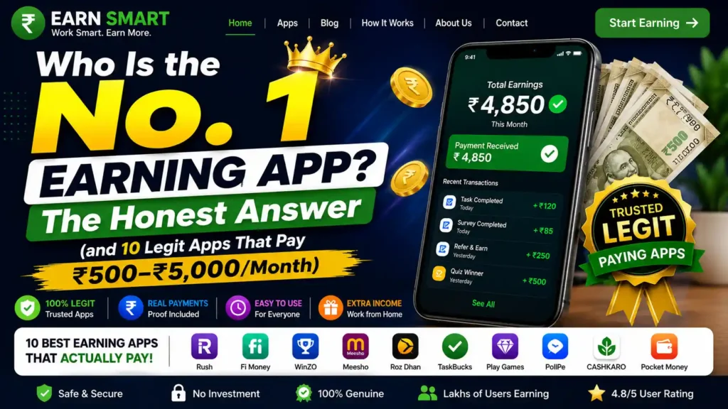 Who Is the No. 1 Earning App