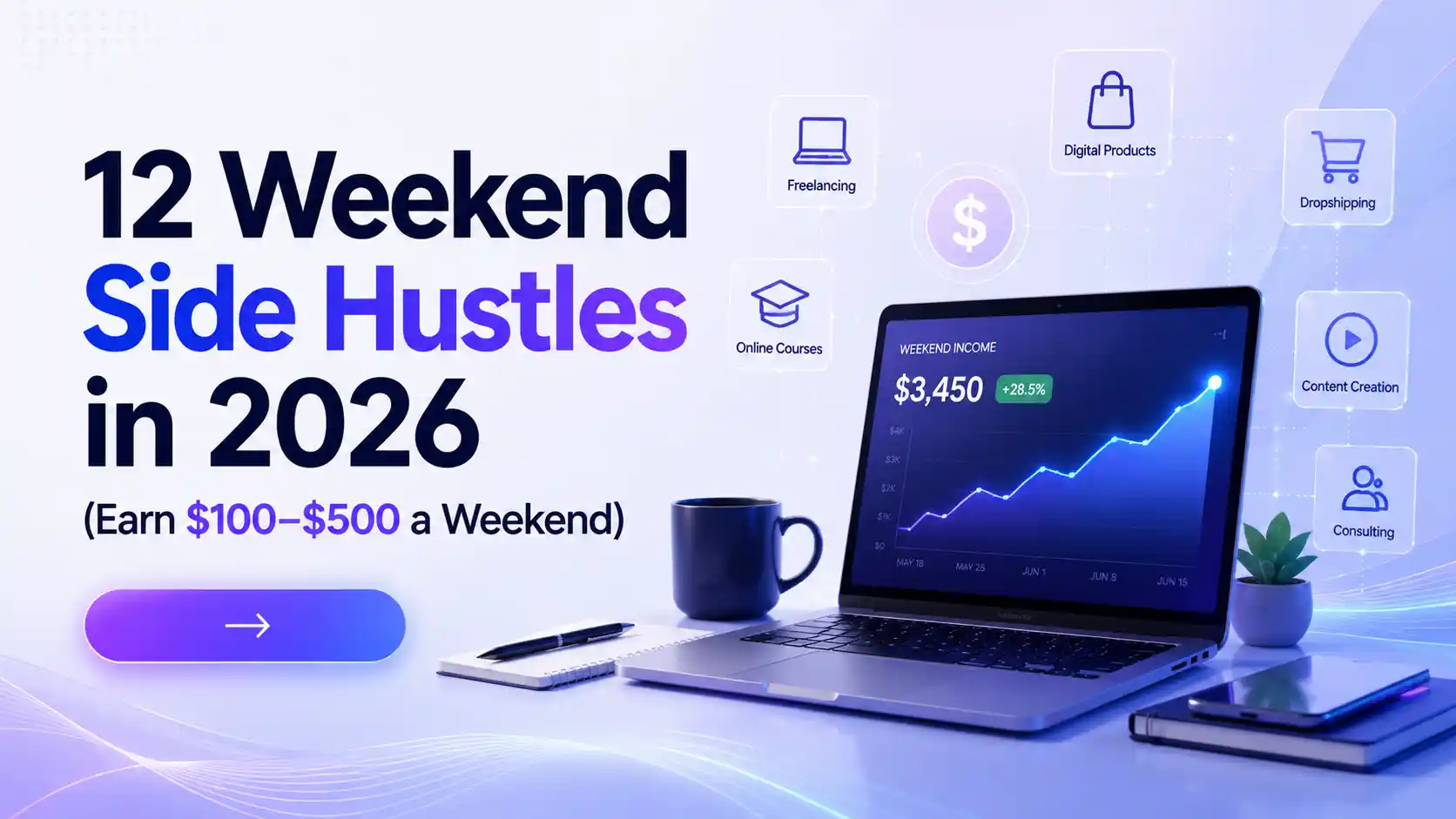 12 Weekend Side Hustles in 2026
