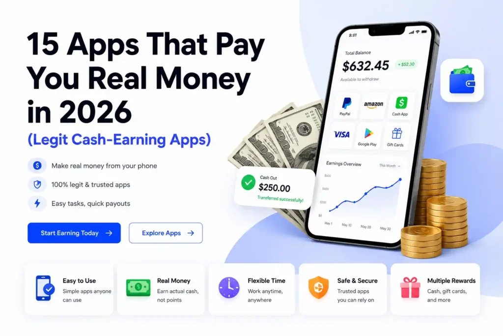 15 Apps That Pay You Real Money
