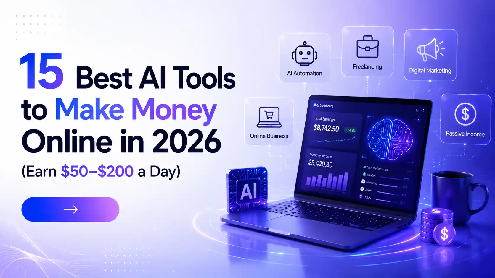 15 Best AI Tools to Make Money Online