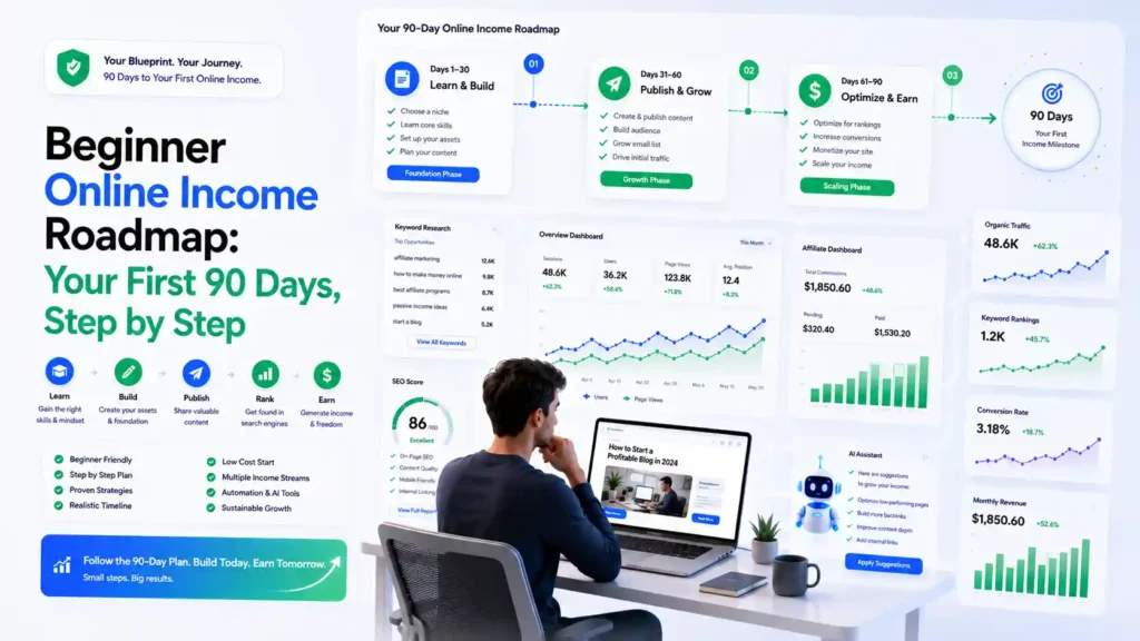 Beginner Online Income Roadmap