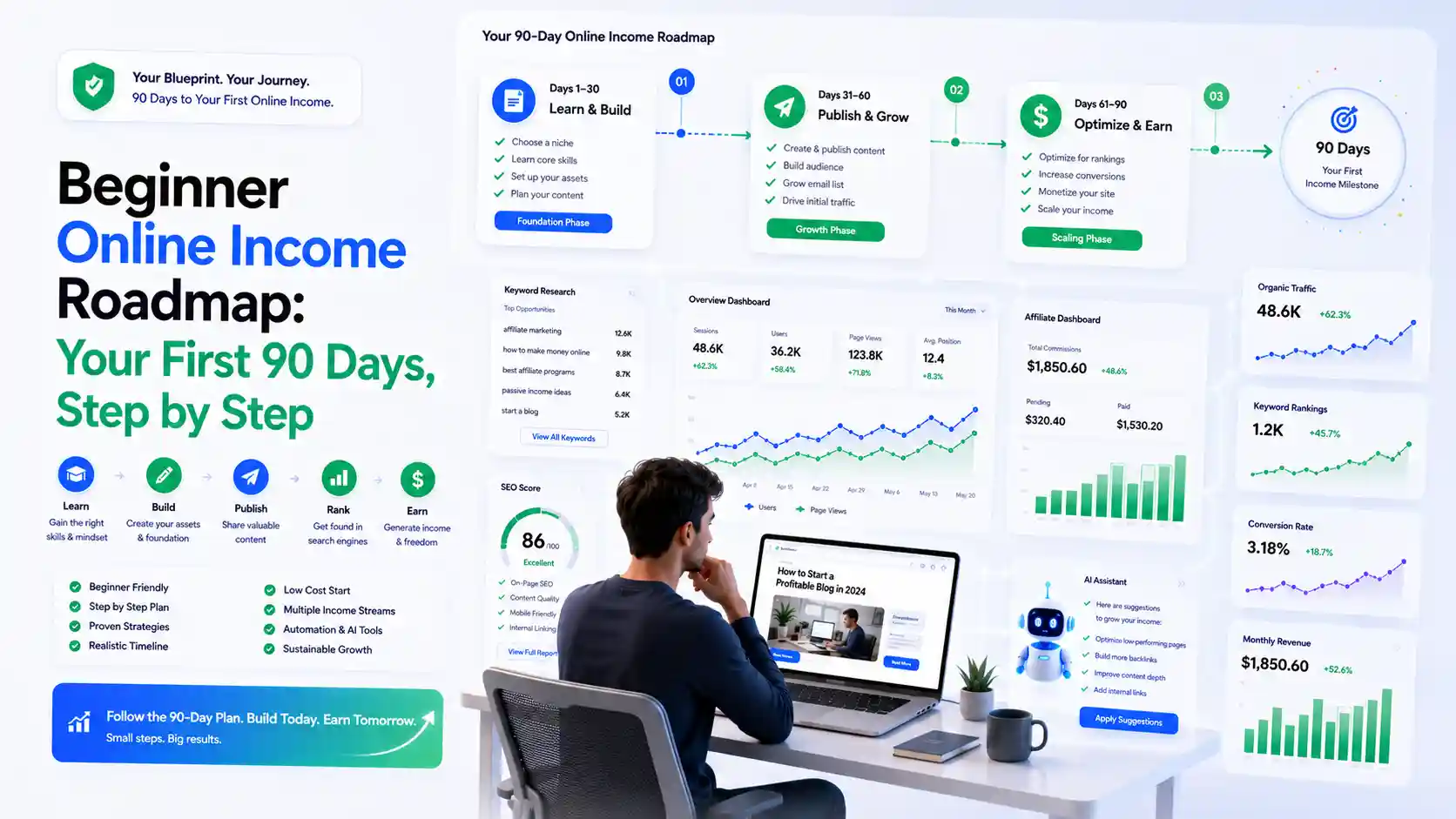 Beginner Online Income Roadmap