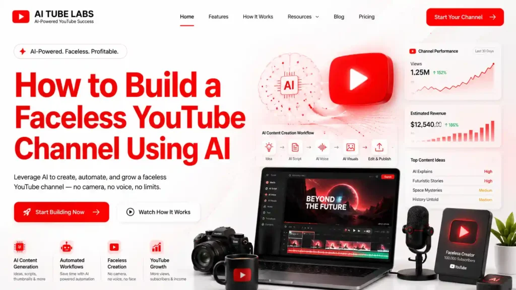Build a Faceless YouTube Channel Using AI