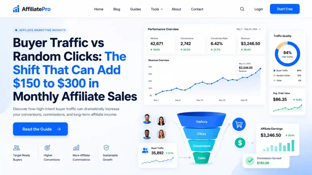 Buyer Traffic vs Random Clicks