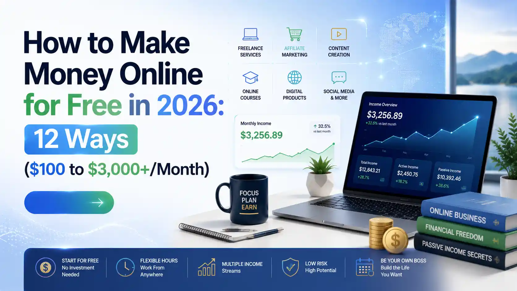 Earn online 12 ways to succeed