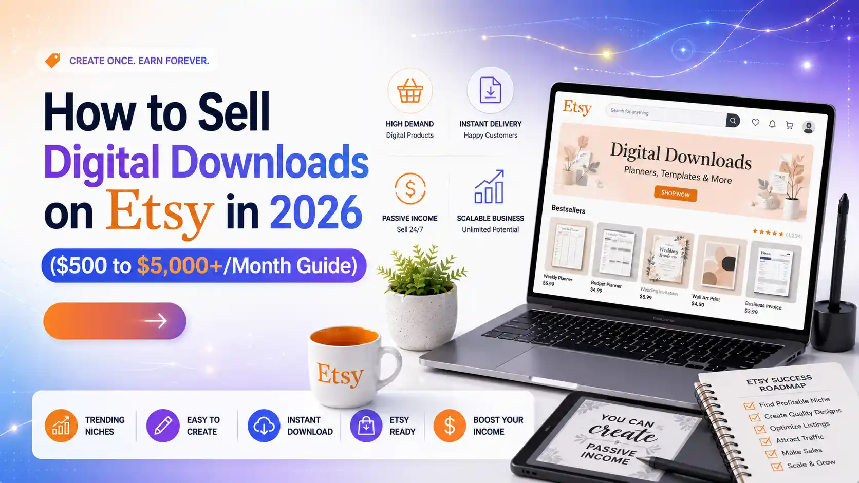 Etsy digital product success guide