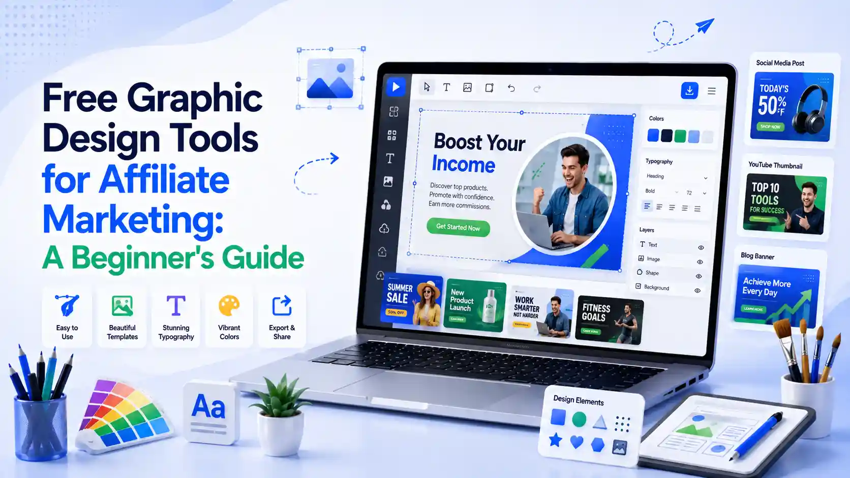 Free Graphic Design Tools for Affiliate Marketing