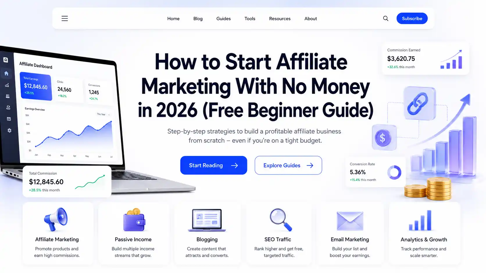 How to Start Affiliate Marketing With No Money