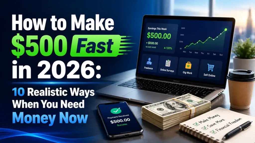 Make $500 Fast in 2026