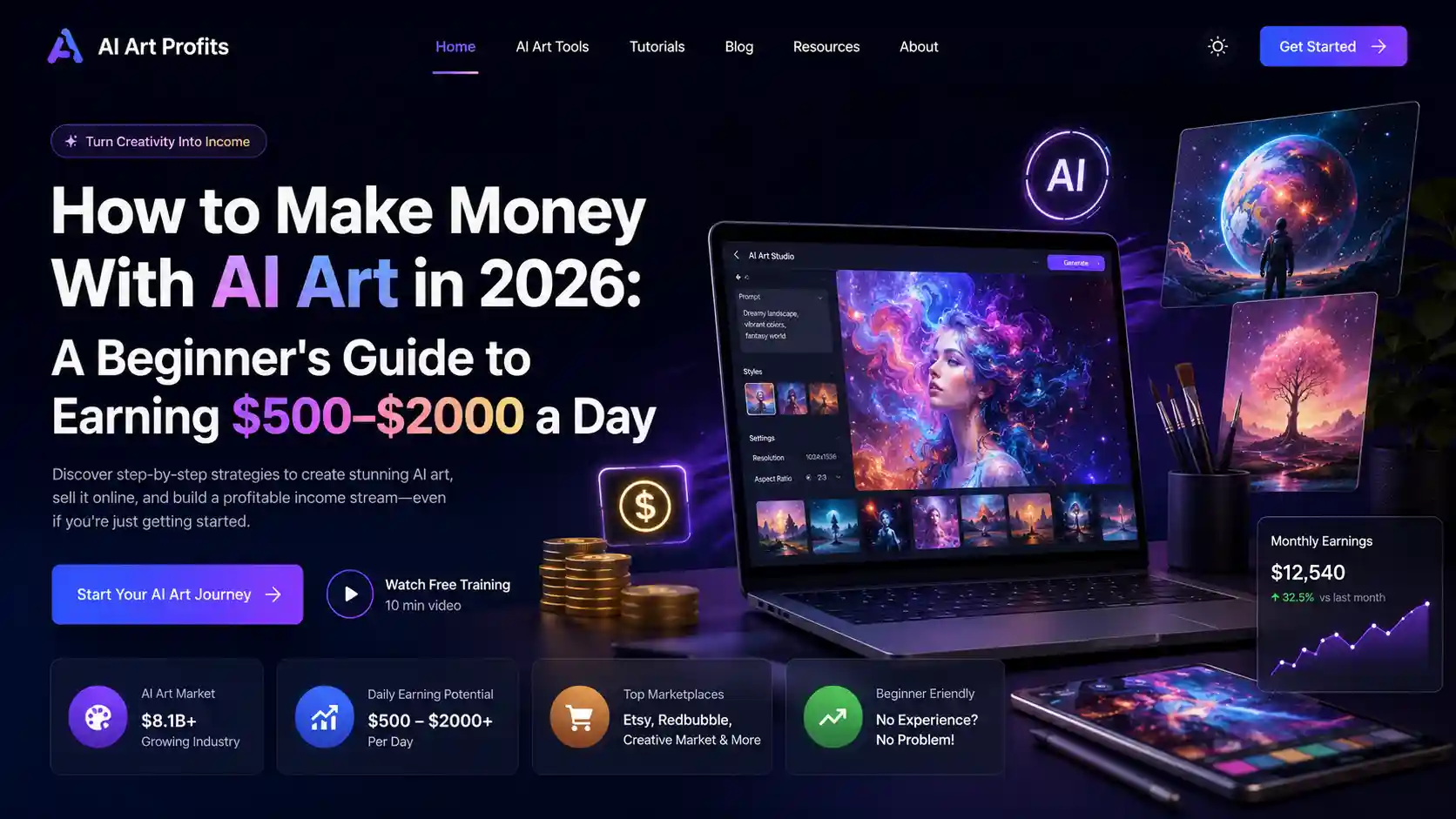 Make Money With AI Art