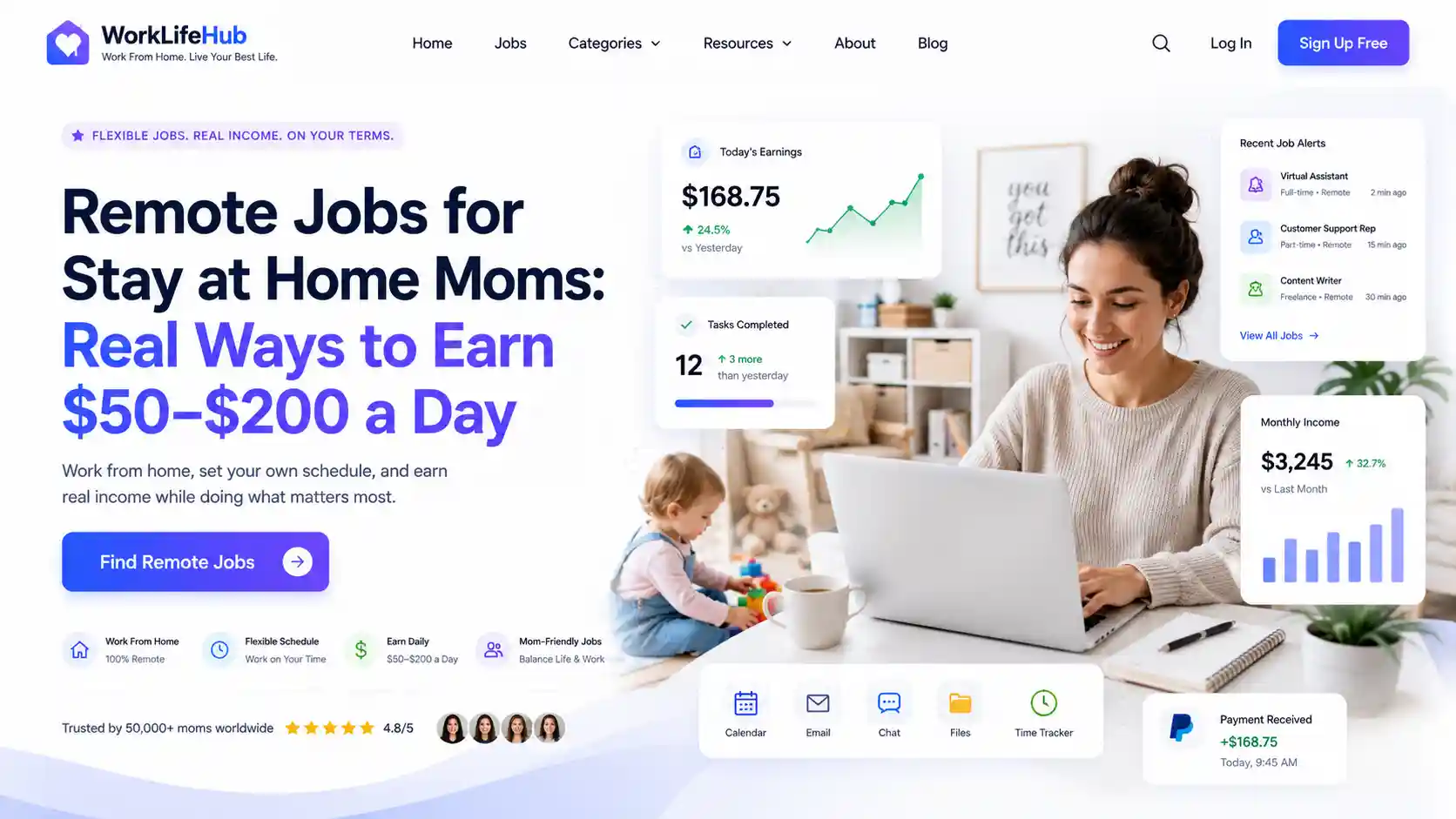 Remote Jobs for Stay at Home Moms