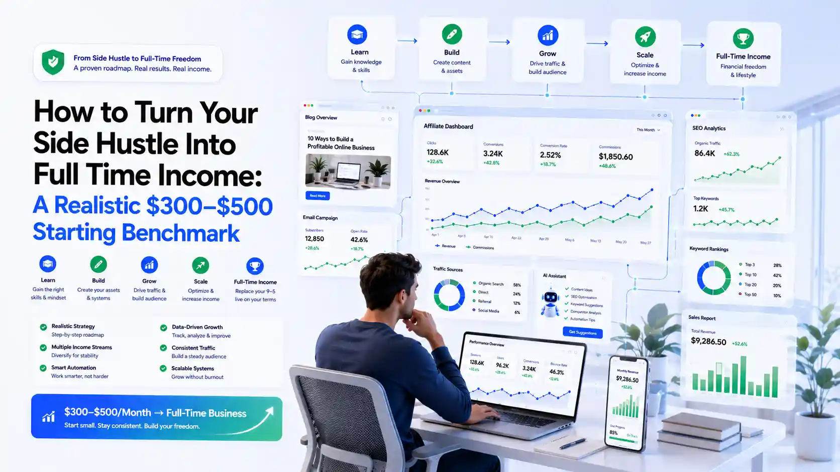 Turn Your Side Hustle Into Full Time Income