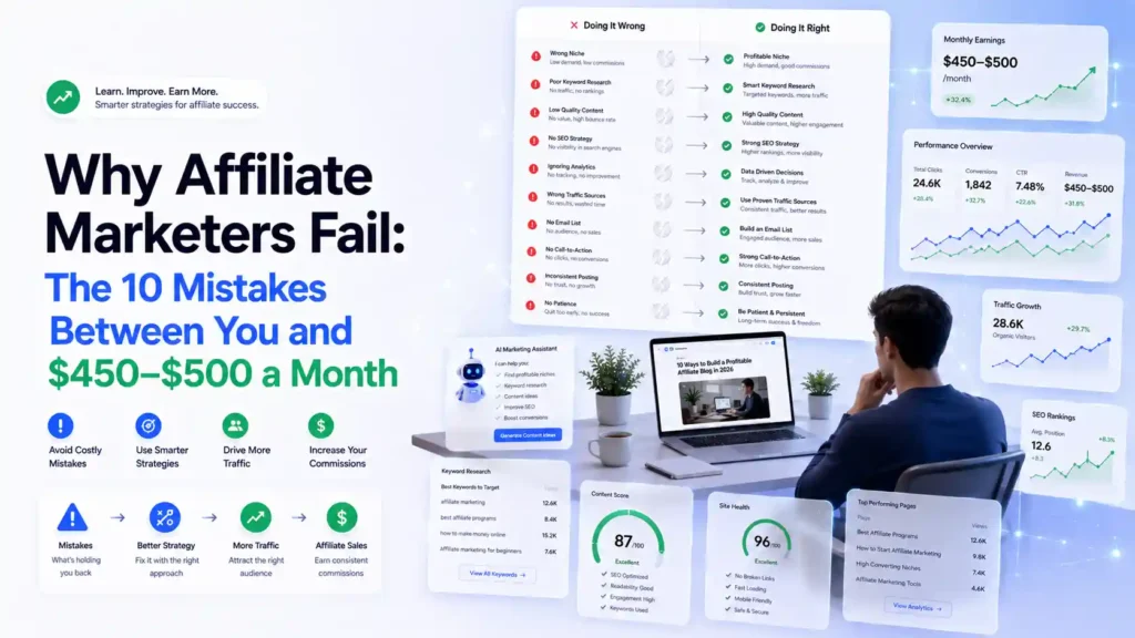 Why Affiliate Marketer Fail