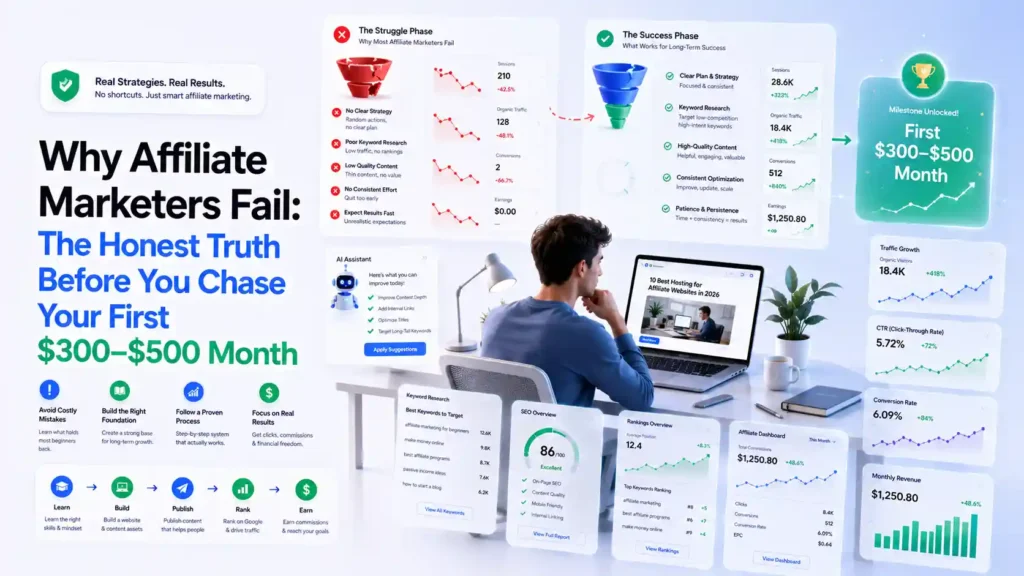 Why Affiliate Marketers Fail